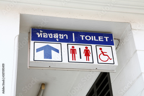 タイ語トイレ標識