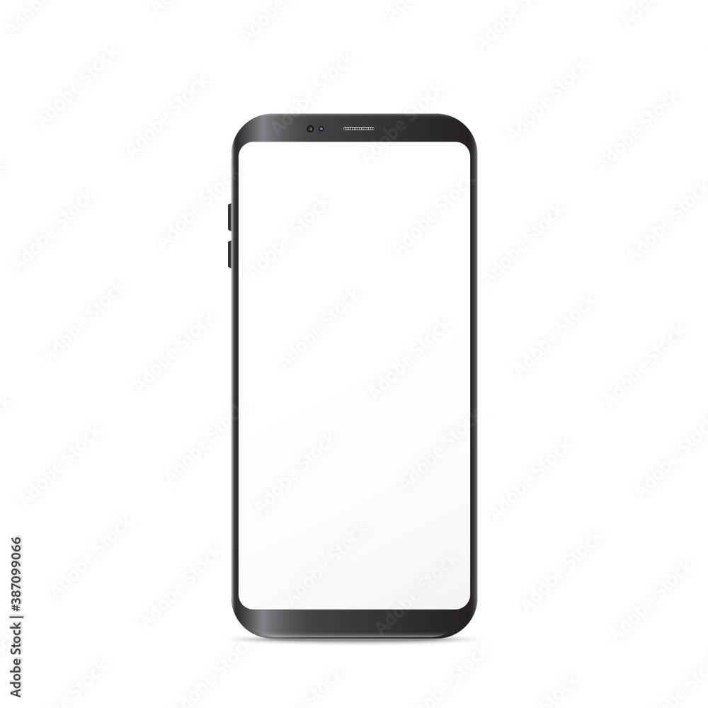 New Generation Smart Phone vector illustration isolated on white background. New Generation Smart Phone vector illustration isolated on white background.