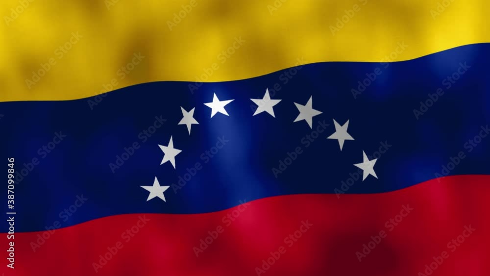 Venezuela Flag Design. Symbolic of the Country's Nationalism. Motion Graphic Design Venezuela Flag Design. Symbolic of the Country's Nationalism. Motion Graphic Design