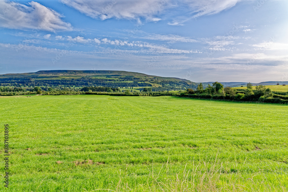 Landscape over the fields - County Durham