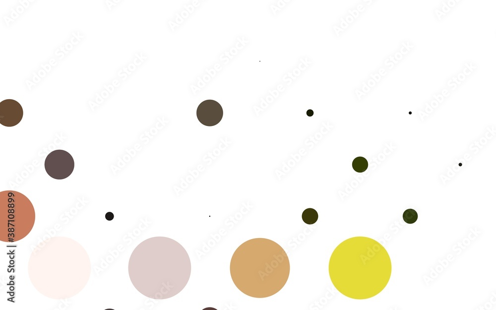 Light Green, Red vector layout with circle shapes. Light Green, Red vector layout with circle shapes.
