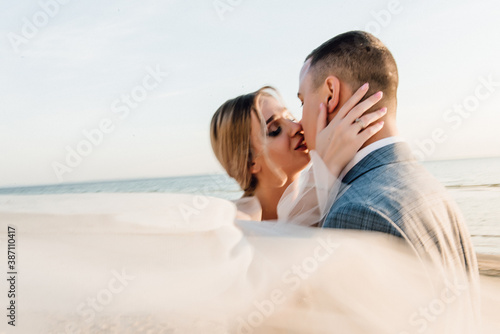 couple relaxing on the beach