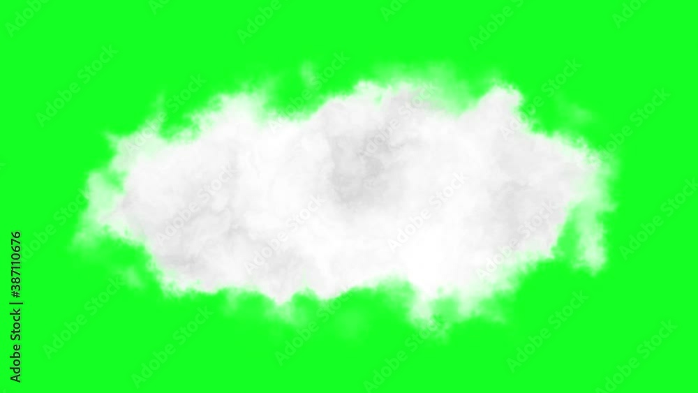 Animation of a white Cloud on green screen chroma key background. Fog or smoke effect. Represent storm , bad weather, climate and forecast. Animation of a white Cloud on green screen chroma key background. Fog or smoke effect. Represent storm , bad weather, climate and forecast.