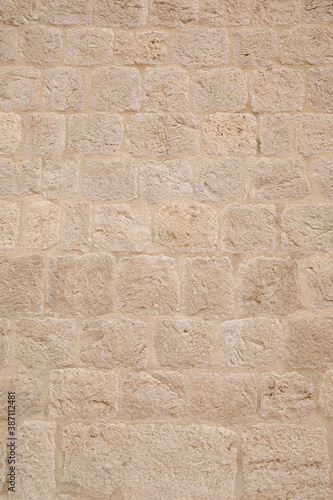 Vintage white stone wall texture.