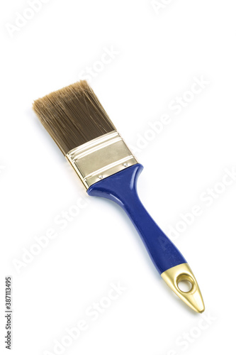 Wallpaper Mural Blue clean paintbrushes isolated on white background. Torontodigital.ca