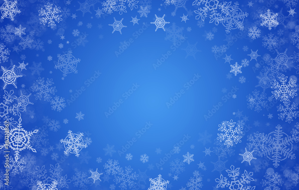 blue background with openwork snowflakes for winter cards blue background with openwork snowflakes for winter cards
