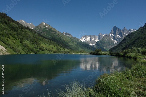 lake in the mountains