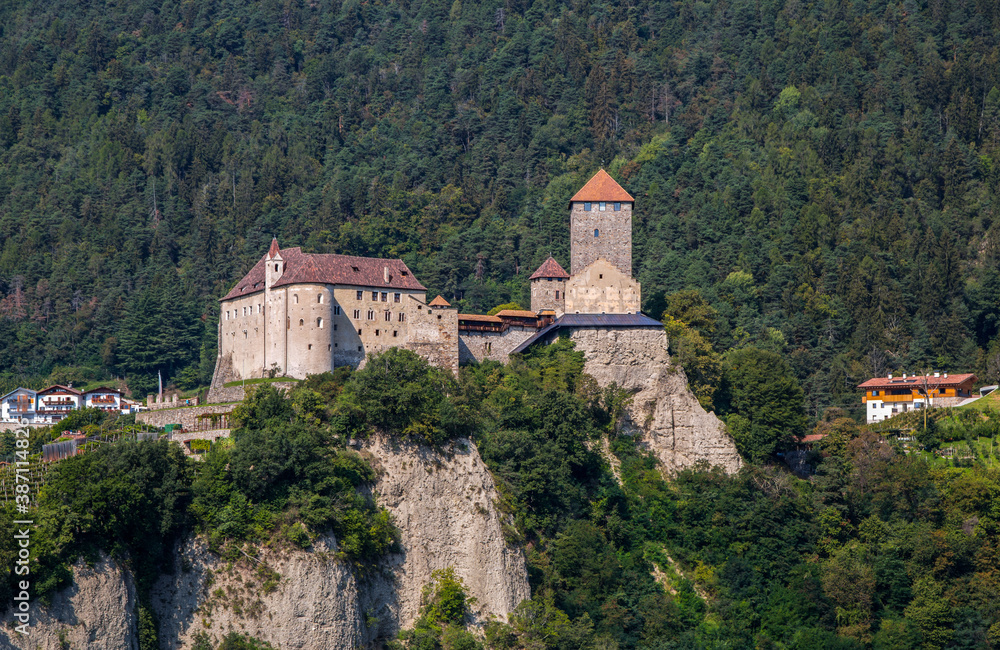 Tyrol Castle near Merano, South Tyrol, Italy