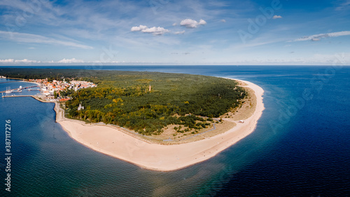 Panorama of the city of Hel on the Hel Peninsula