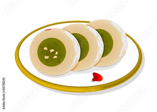 Kaju Katli Indian Sweets or Mithai Food Vector