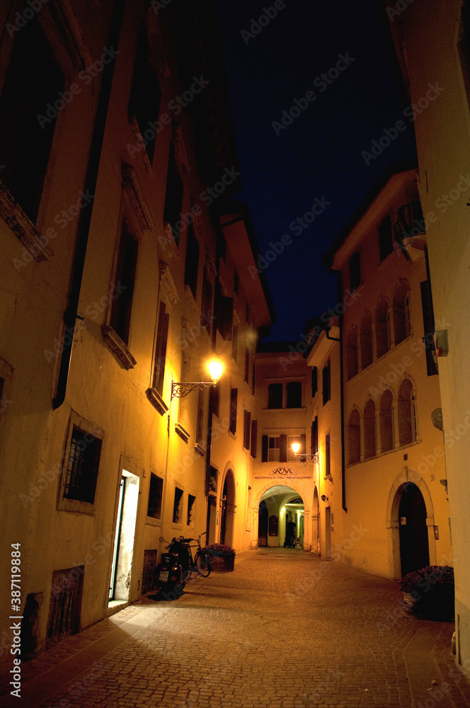 A night in Rovereto, Italy