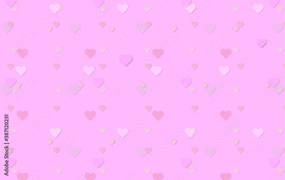 pink background with hearts for design pink background with hearts for design