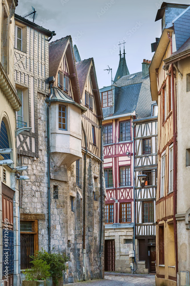 Street in Rouen, France