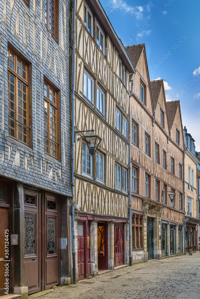 Street in Rouen, France