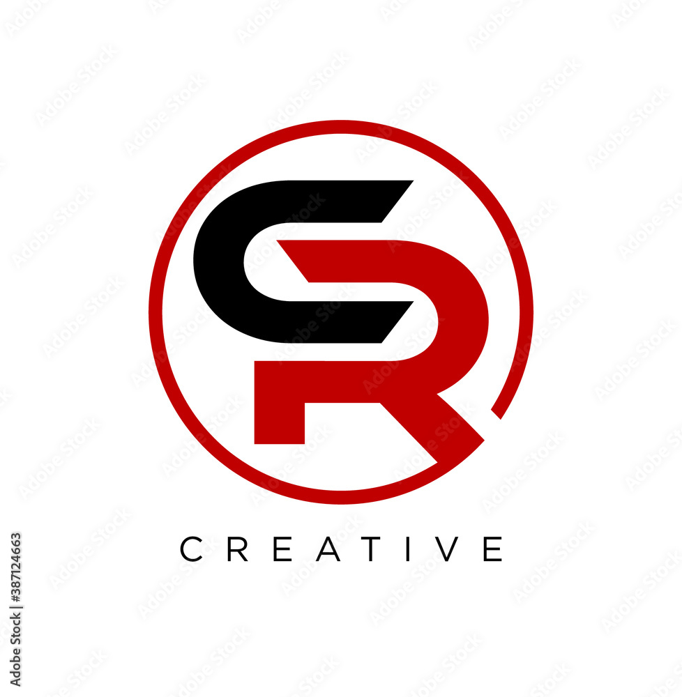 cr business logo design vector icon cr business logo design vector icon
