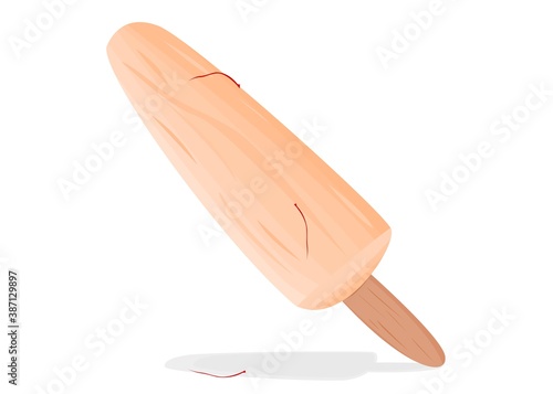 kulfi Indian Sweets or Mithai Food Vector