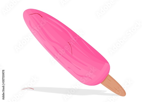 kulfi Indian Sweets or Mithai Food Vector