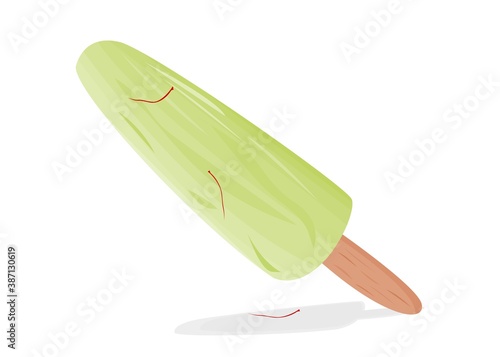 kulfi Indian Sweets or Mithai Food Vector