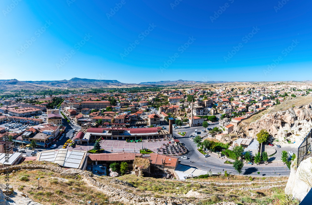  Urgup Town view from Temenni Hill in Cappadocia Region of Turkey