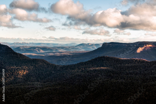 Valleys in the Blue Mountains in NSW