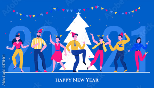 Christmas Party Illustration