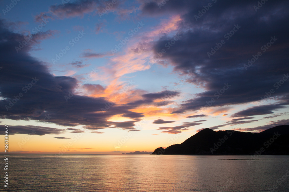 竹野海岸の夜明け