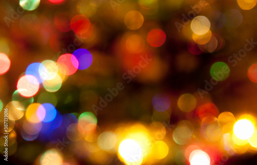 Defocused abstract christmas background.