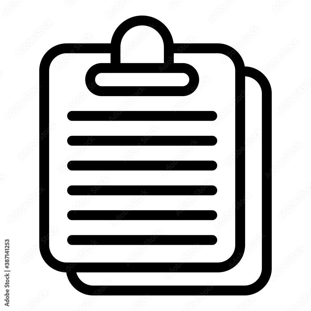 Contract writing icon. Outline contract writing vector icon for web design isolated on white background Contract writing icon. Outline contract writing vector icon for web design isolated on white background