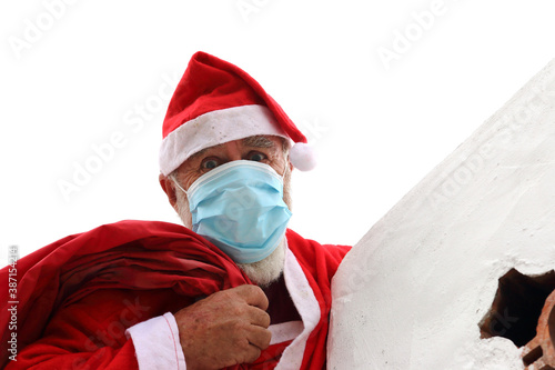 Father Christmas feeling freaked out photo