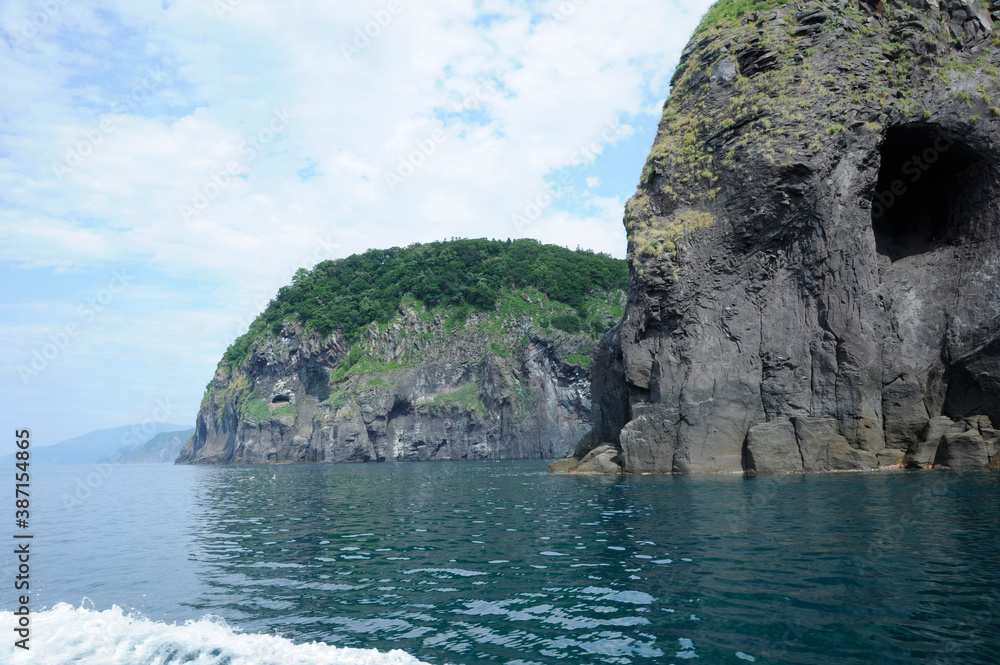 Naklejka premium 知床半島