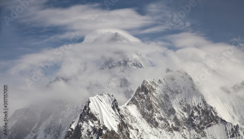 Gasherbrum IV, surveyed as K3, is the 17th highest mountain on Earth and 6th highest in Pakistan. One of the peaks in the Gasherbrum massif  photo