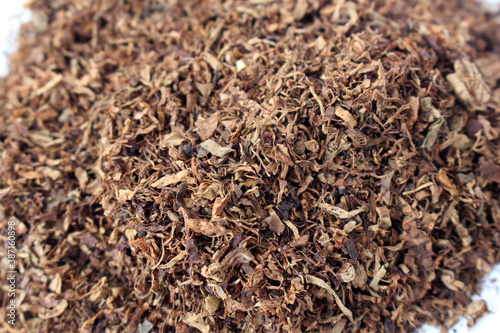 The brown tobacco flakes that grow in Indonesia.