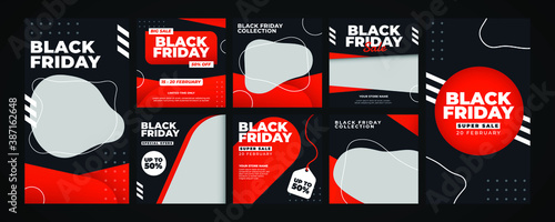 Black friday social media template