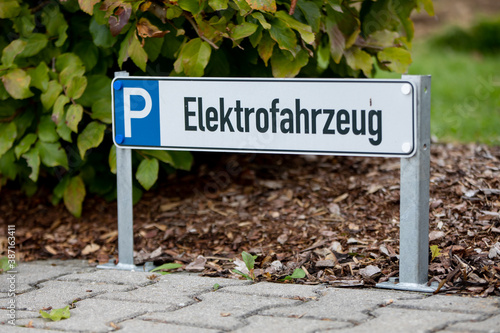 Parkplatz für Elektroauto