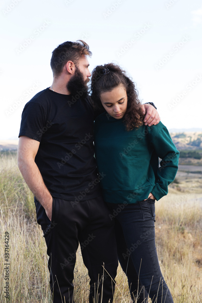 Portrait Of Young Couple In Love Portrait Of Young Couple In Love