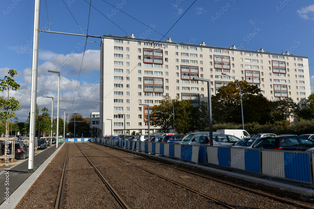 Travaux, Tram, Choisy le Roi, 94, Val de Marne Travaux, Tram, Choisy le Roi, 94, Val de Marne