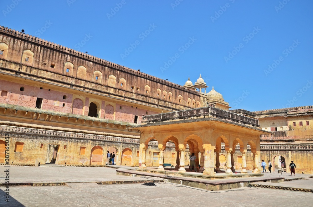 Amer Fort Unesco World Heritage Site Jaipur Rajasthan India