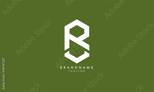 Alphabet letters Initials Monogram logo RB, BR, R and B