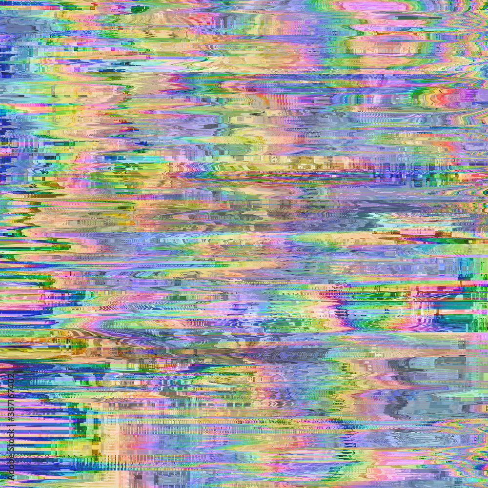 glitch unique design abstract digital pixel noise error computer screen.