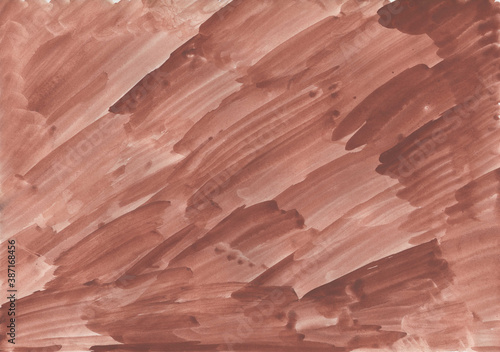 Brown watercolor background, illustration and wallpaper