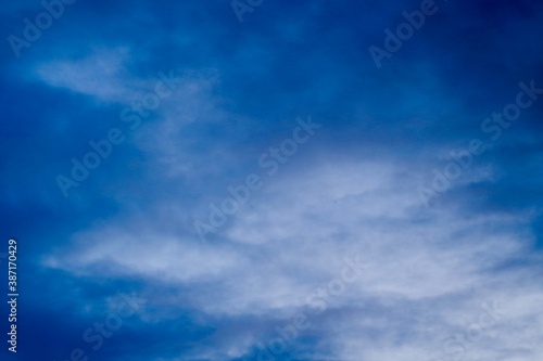 blue sky with clouds for backgrounds