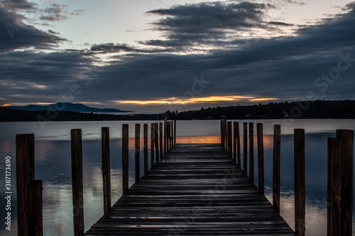 pier at sunset © Brittney