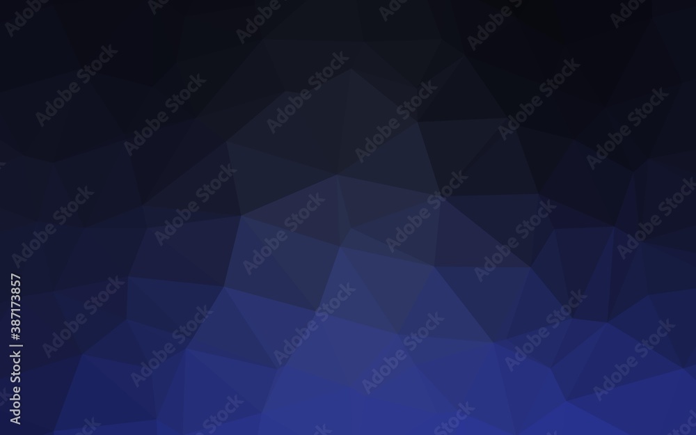 Dark BLUE vector low poly layout. Dark BLUE vector low poly layout.