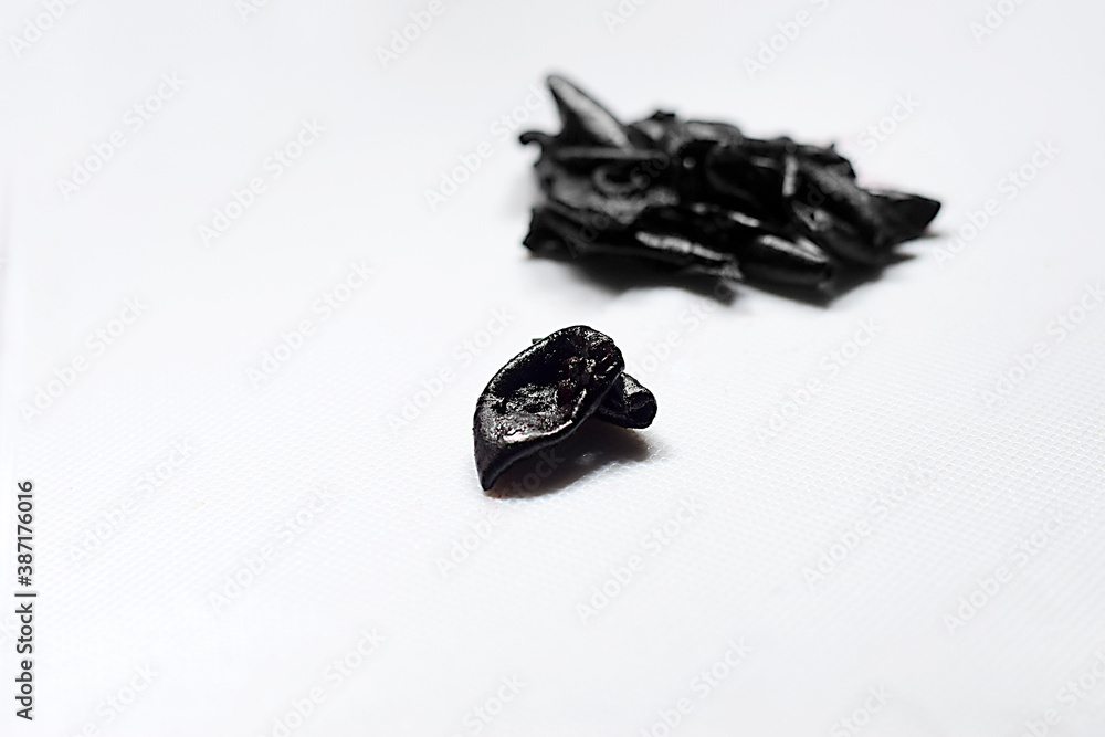 Kokum or garcinia indica - isolate image on white background Kokum or garcinia indica - isolate image on white background