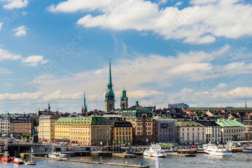 Stockholm Panorama Postkarte Motiv photo