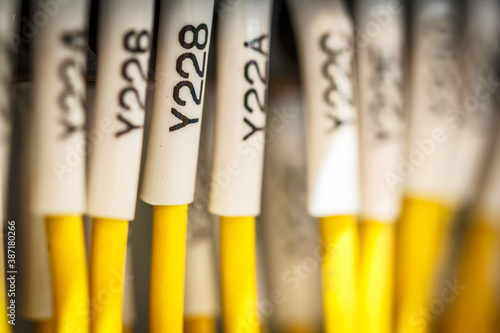 Wiring in control cabinet electrical