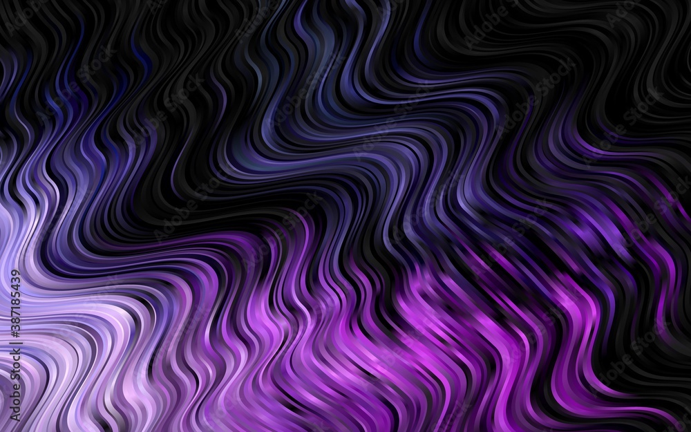 Obraz premium Light Pink, Blue vector background with liquid shapes.