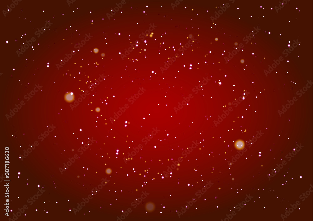 Red background with beautiful stars sparkle made from vector. Red background with beautiful stars sparkle made from vector.