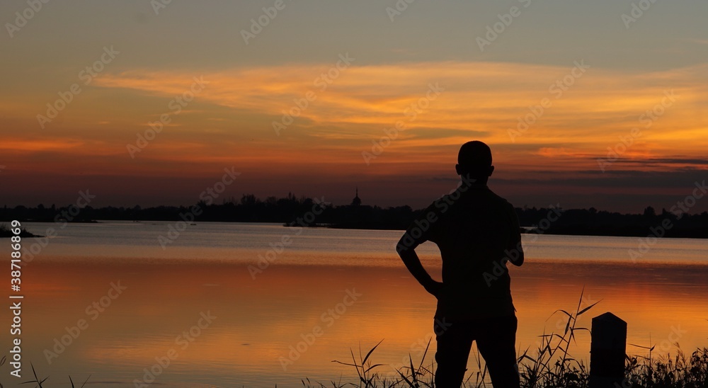 silhouette of a person