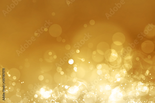 ゴールドの光の輝き